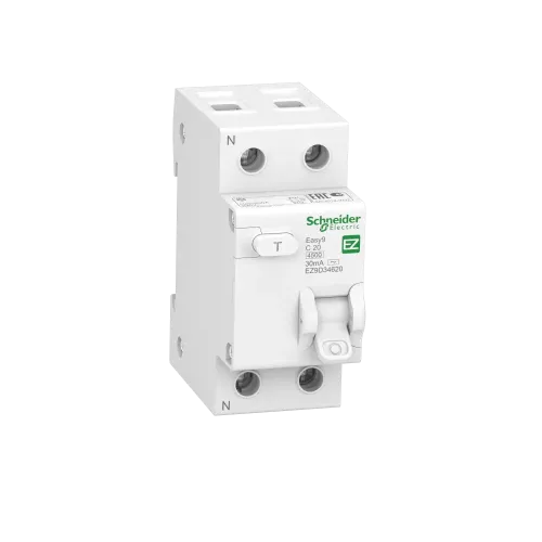 Дифавтомат 20 А, 30мА, тип С EZ9D34620 Schneider Easy9