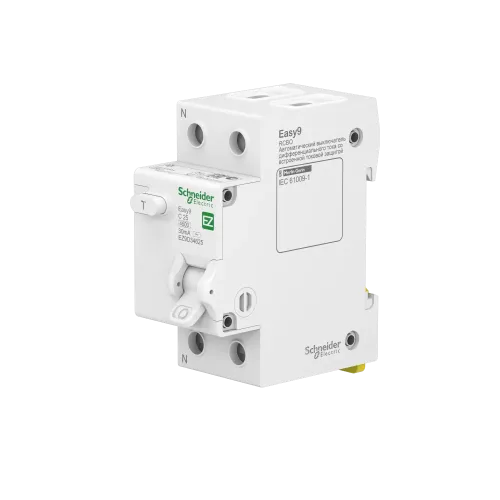 Дифавтомат 25 А, 30мА, тип С EZ9D34625 Schneider Easy9
