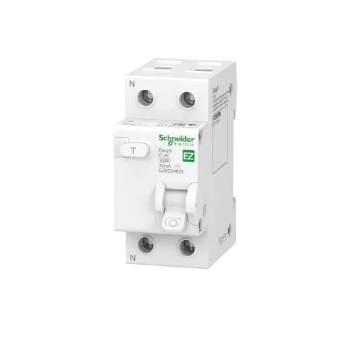 Дифавтомат 25 А, 30мА, тип С EZ9D34625 Schneider Easy9