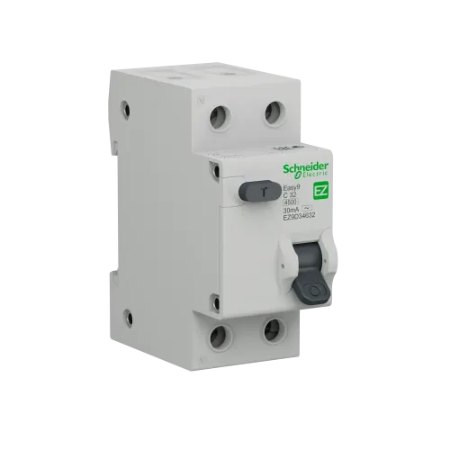 Дифавтомат 32 А, 30мА, тип С EZ9D34632 Schneider Easy9