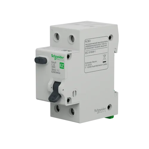 Дифавтомат 32 А, 30мА, тип С EZ9D34632 Schneider Easy9
