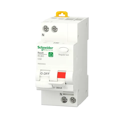 Дифавтомат 32А, 30 мА, уставка С, тип АС, Resi9 R9D25632 Schneider Electric