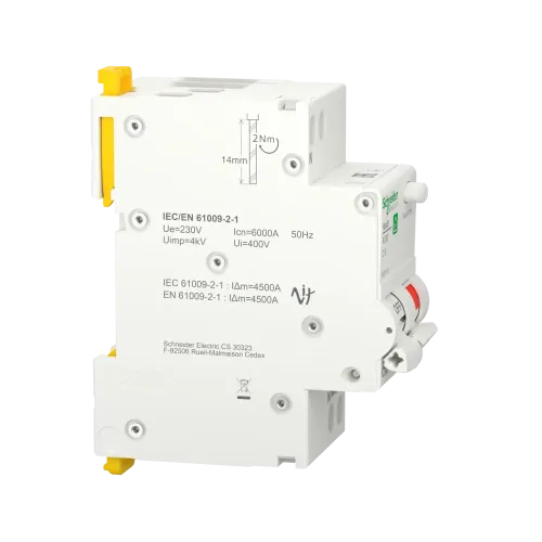 Дифавтомат 10А, 10 мА, уставка С, тип А, Resi9 R9D51610 Schneider Electric