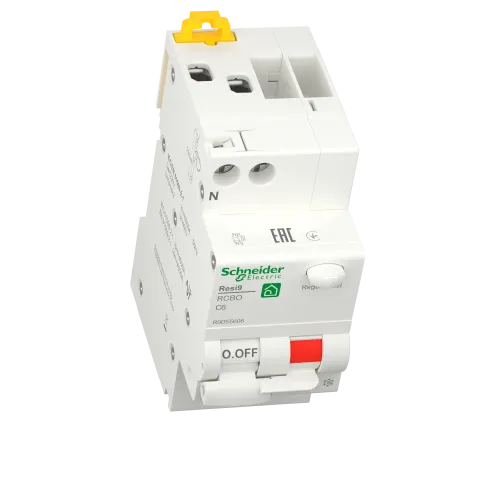 Дифавтомат 6А, 30 мА, уставка С, тип А, Resi9 R9D55606 Schneider Electric