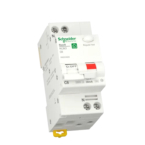 Дифавтомат 6А, 30 мА, уставка С, тип А, Resi9 R9D55606 Schneider Electric