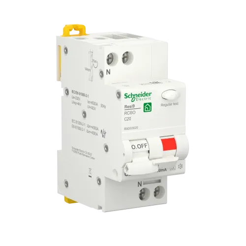 Дифавтомат 20А, 30 мА, уставка С, тип А, Resi9 R9D55620 Schneider Electric