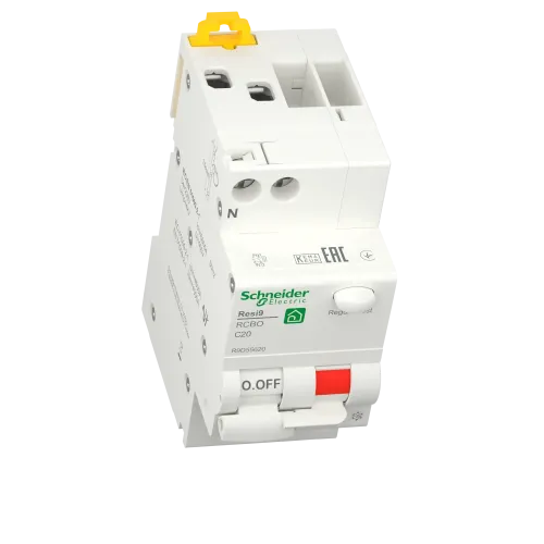 Дифавтомат 20А, 30 мА, уставка С, тип А, Resi9 R9D55620 Schneider Electric