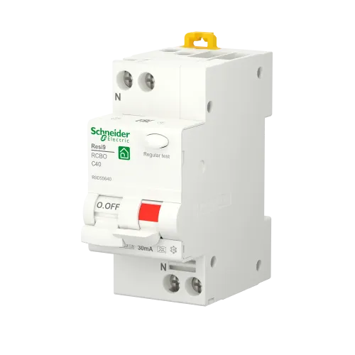 Дифавтомат 40А, 30 мА, уставка С, тип А, Resi9 R9D55640 Schneider Electric