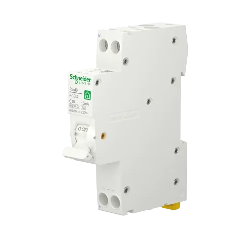 Компактный дифавтомат 10А, 10 мА, уставка С, тип А, Resi9 R9D81610 Schneider Electric