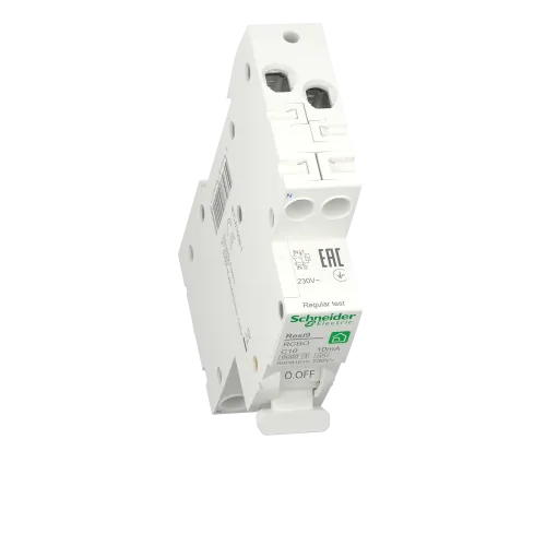 Компактный дифавтомат 10А, 10 мА, уставка С, тип А, Resi9 R9D81610 Schneider Electric