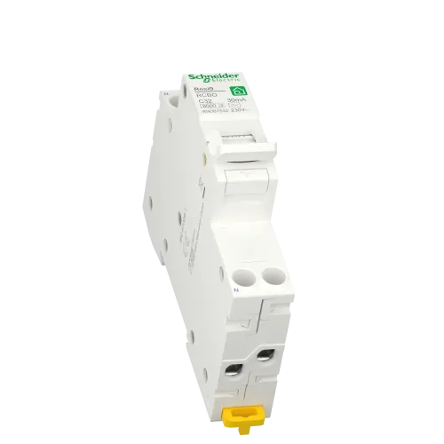 Одномодульный дифавтомат 32А, 30 мА, уставка С, тип АС, Resi9 R9D87632 Schneider Electric