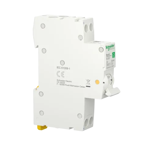 Одномодульный дифавтомат 6А, 30 мА, уставка С, тип А, Resi9 R9D88606 Schneider Electric