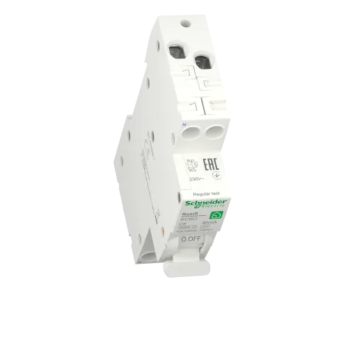 Одномодульный дифавтомат 6А, 30 мА, уставка С, тип А, Resi9 R9D88606 Schneider Electric