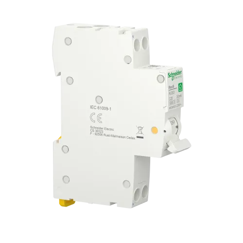 Одномодульный дифавтомат 20А, 30 мА, уставка С, тип А, Resi9 R9D88620 Schneider Electric