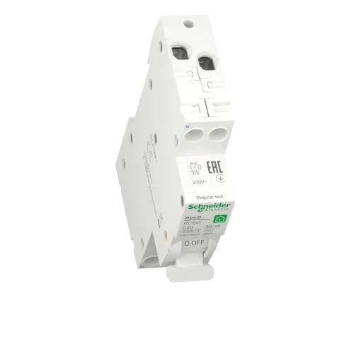 Одномодульный дифавтомат 20А, 30 мА, уставка С, тип А, Resi9 R9D88620 Schneider Electric