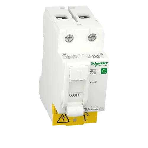 УЗО 40А, 30 мА, 2 полюса, Resi9 R9R51240 Schneider Electric