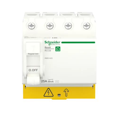 УЗО 25А, 30 мА, 4 полюса, Resi9 R9R51425 Schneider Electric
