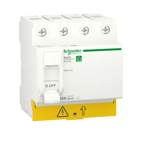 УЗО 25А, 30 мА, 4 полюса, Resi9 R9R51425 Schneider Electric
