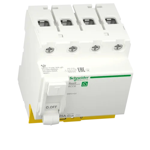 УЗО 25А, 30 мА, 4 полюса, Resi9 R9R51425 Schneider Electric