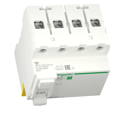 УЗО 25А, 30 мА, 4 полюса, Resi9 R9R51425 Schneider Electric