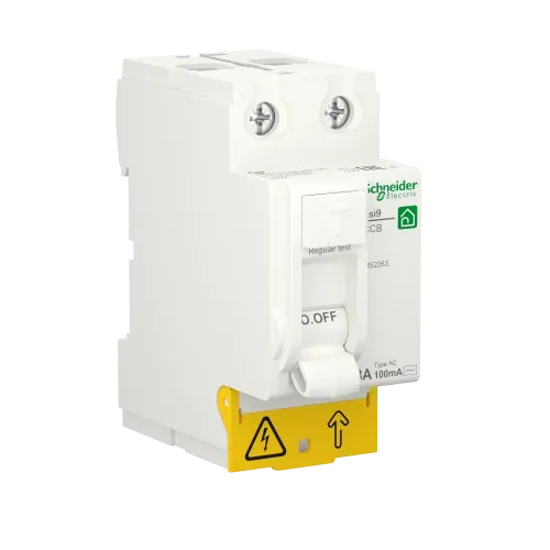 УЗО 63А, 100 мА, 2 полюса, Resi9 R9R52263 Schneider Electric