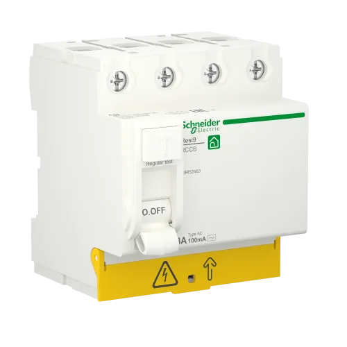 УЗО 63А, 100 мА, 4 полюса, Resi9 R9R52463 Schneider Electric