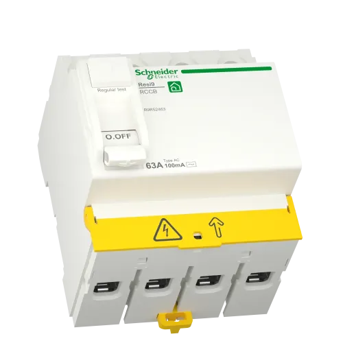УЗО 63А, 100 мА, 4 полюса, Resi9 R9R52463 Schneider Electric
