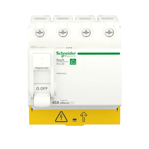 УЗО 40А, 300 мА, 4 полюса, Resi9 R9R54440 Schneider Electric