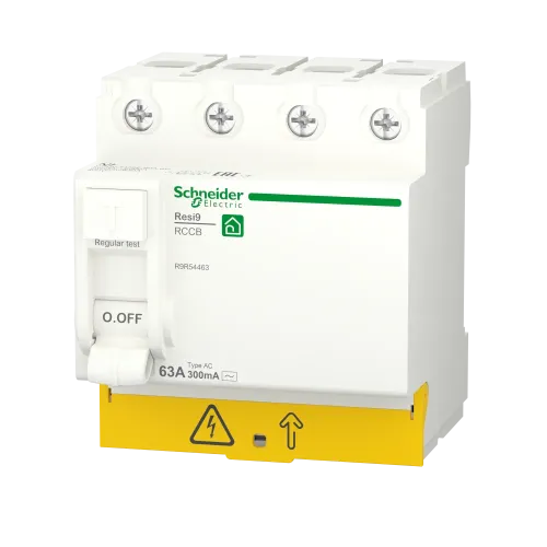 УЗО 63А, 300 мА, 4 полюса, Resi9 R9R54463 Schneider Electric