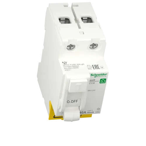 УЗО 40А, 30 мА, 2 полюса, тип А, Resi9 R9R61240 Schneider Electric