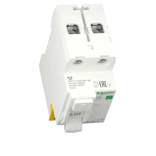 УЗО 63А, 300 мА селективное, 2 полюса, Resi9 R9R65263 Schneider Electric