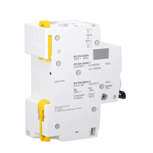 Устройство защиты от дугового пробоя 16A B 6kA, 1P+N, AFDD+AB iC40N ARC Acti9 A9TPD4616