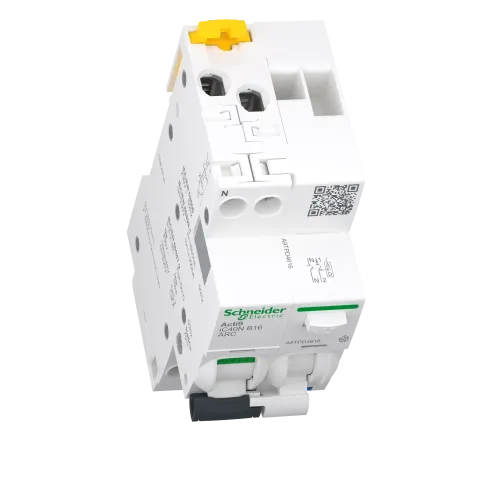 Устройство защиты от дугового пробоя 16A B 6kA, 1P+N, AFDD+AB iC40N ARC Acti9 A9TPD4616