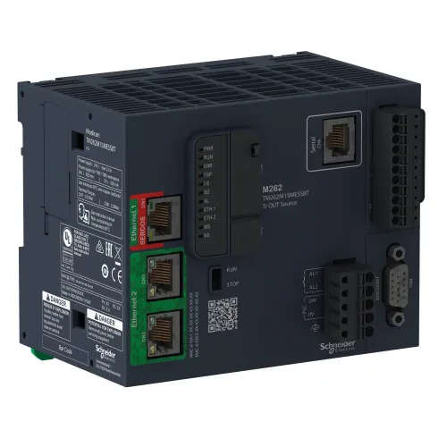 ПЛК Motion M262 5 нс/инстр. 4 оси, Ethernet, S3 TM262M15MESS8T