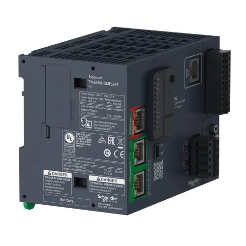 ПЛК Motion M262 5 нс/инстр. 4 оси, Ethernet, S3 TM262M15MESS8T