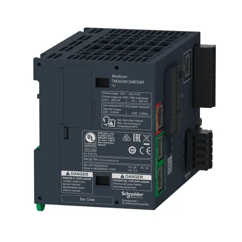 ПЛК Motion M262 5 нс/инстр. 4 оси, Ethernet, S3 TM262M15MESS8T