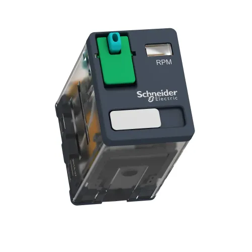Силовое реле с двумя переключающими контактами, 24 вольта постоянного тока RPM21BD