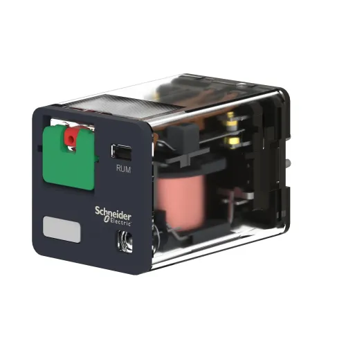 Реле универсальное с тремя переключающими контактами, 24 вольта переменного тока, со светодиодной индикацией RUMC32B7