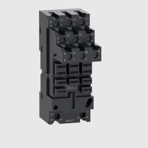 Розетка Harmony для реле RUMF2/RUMF3, 12A, винтовые клеммы, раздельный контакт RUZSF3M