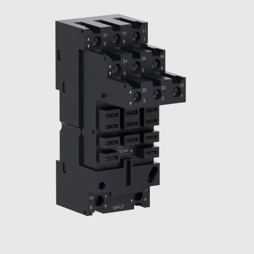 Розетка Harmony для реле RUMF2/RUMF3, 12A, винтовые клеммы, раздельный контакт RUZSF3M