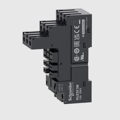 Розетка Harmony для реле RUMF2/RUMF3, 12A, винтовые клеммы, раздельный контакт RUZSF3M