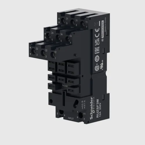 Розетка Harmony для реле RUMF2/RUMF3, 12A, винтовые клеммы, раздельный контакт RUZSF3M