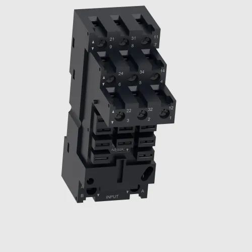 Розетка Harmony для реле RUMF2/RUMF3, 12A, винтовые клеммы, раздельный контакт RUZSF3M