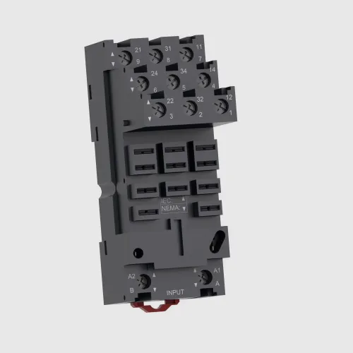 Розетка Harmony для реле RUMF2/RUMF3, 12A, винтовые клеммы, раздельный контакт RUZSF3M