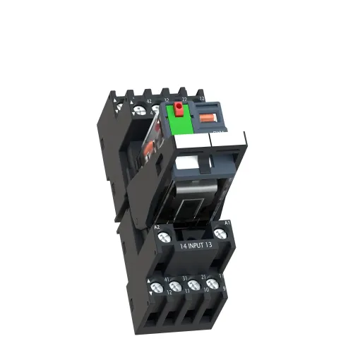 Реле электромеханическое миниатюрное, 2CO, LED, 24В RXM2AB2B7PVM