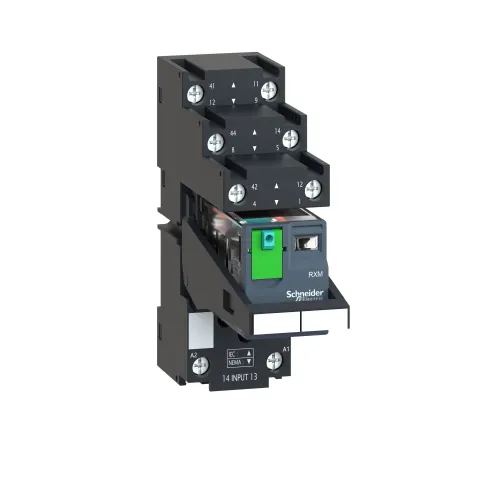 Реле электромеханическое миниатюрное, 2CO, LED, =24В RXM2AB2BDPVS