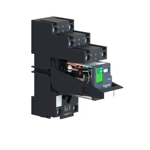 Реле электромеханическое миниатюрное, 2CO, LED, =24В RXM2AB2BDPVS