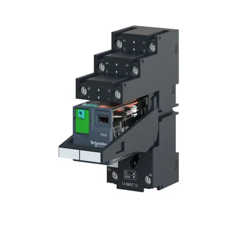 Реле электромеханическое миниатюрное, 2CO, LED, =24В RXM2AB2BDPVS