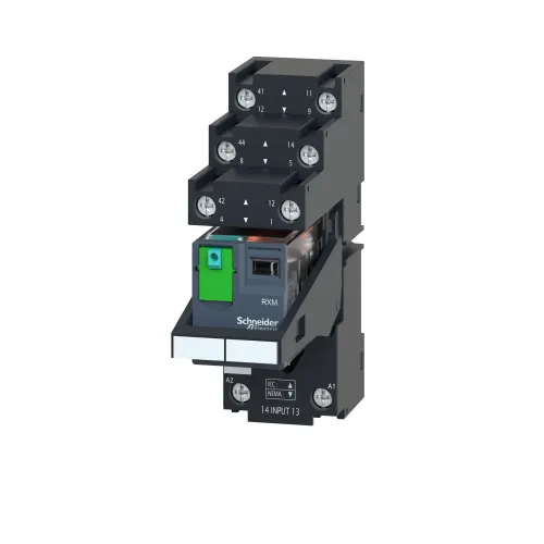 Реле электромеханическое миниатюрное, 2CO, LED, =24В RXM2AB2BDPVS