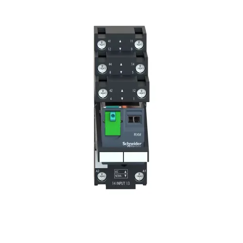 Реле электромеханическое миниатюрное, 2CO, LED, =24В RXM2AB2BDPVS
